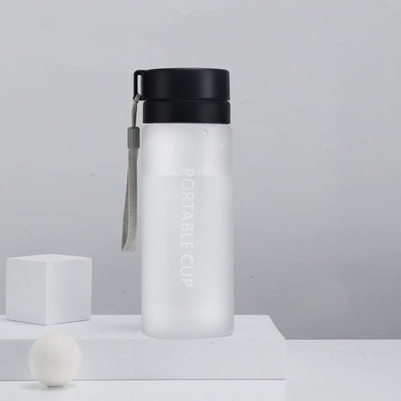 Oggfader Water Bottles Reusable Plastic Large Capacity Sports Water Bottle Portable Outdoor Tumbler Cup For Students Couples With Tea Infuser Flower Tea Cup Plastic Water Bottle