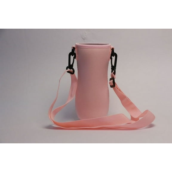 Oggfader Water Bottles Reusable Rubber Fruit Cup Rubber Bag With Shoulder Strap Diving Material Cup Rubber Bag Sports Kettle Bottle Cap Water Bottle To Reduce Collision