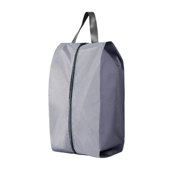 Oggfader Water Repellent Travel Storage Bag - Large Capacity Polyester Organizer for Shoes, Clothes - Foldable with Handle, Grey