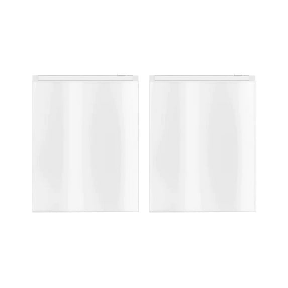 Oggfader Waterproof Frosted Zipper Storage Bags 2 Pack - 3 Sizes for Underwear, Socks, Swimwear, Travel-Friendly Clear Plastic Organizer