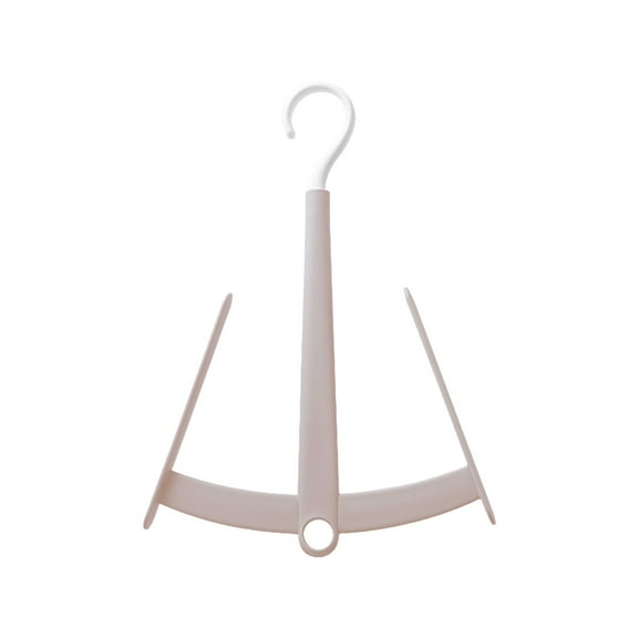 Oggfader Windproof Rotating Shoe Drying Rack - Foldable Multifunctional Plastic Rack for Sneakers, Small Garments - Space Saving for Closet, Balcony, Bathroom - Pink