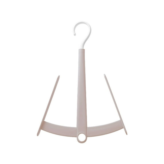 Oggfader Windproof Rotating Shoe Drying Rack - Foldable Multifunctional Plastic Rack for Sneakers, Small Garments - Space Saving for Closet, Balcony, Bathroom - Pink