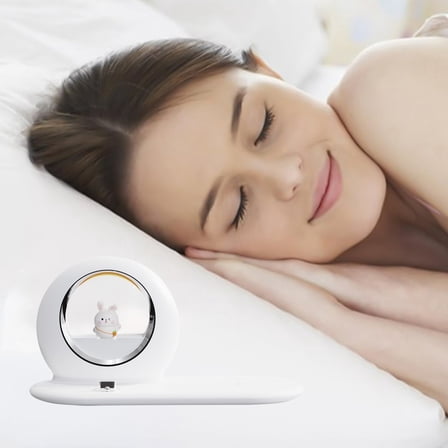 Oggfader Wireless Charger Stand Cute 3 in 1 Wireless Charging Night Light 15W Mobile Phone Earphone Fast Charging With Bracket Function Wireless Charger