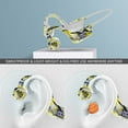 thumbnail image 1 of Oggfader Wireless Earbuds 300mAh Conduction Headset Wireless Bluetooth Headset Sports Running Power LED Power Digital Display Yellow, 1 of 9