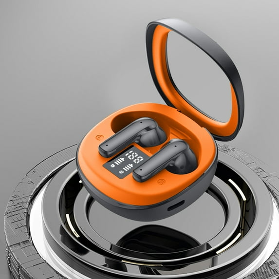 Oggfader Wireless Earbuds Bluetooth 5.3 In Ear Wireless Earphones HIFI Stereo Sound Effect Battery Digital Display Intelligent Noise Reduction Bluetooth Earphones Black