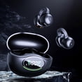 thumbnail image 1 of Oggfader Wireless Earbuds Bluetooth 5.3 Earless Clip Battery Display For Directional Sound Transmission And Noise Reduction Wireless Earphones Black, 1 of 8