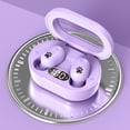thumbnail image 1 of Oggfader Wireless Earbuds Bluetooth 5.3 Wireless Headphones HIFI Sound Quality Small Exquisite And Senseless Wearing High Definition Call Bluetooth Headphones Purple, 1 of 8