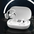 thumbnail image 1 of Oggfader Wireless Earbuds Bluetooth 5.4 Wireless Earphones Ear Mounted Comfortable To Wear Directional Sound Transmission Stereo Sound Effect Long Battery Life Bluetooth Earphones White, 1 of 7