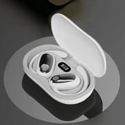 Oggfader Wireless Earbuds Bluetooth 5.49 Wireless Earphones In Ear Non In Ear DT5.0 Directional Sound Transmission Panoramic Sound Effect Strong Battery Life Bluetooth Earphones White