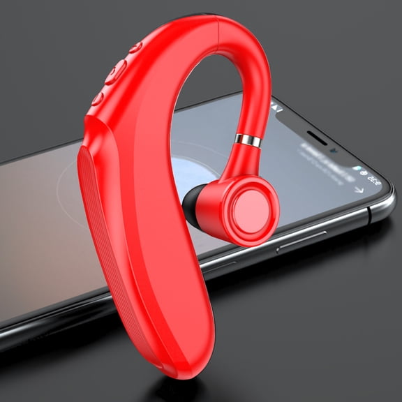 Oggfader Wireless Earbuds Bluetooth Conduction Headphones Open Ear Headphones Bluetooth 5.0 Sports Wireless Earphones With Built In Mic Sweat Headset Red