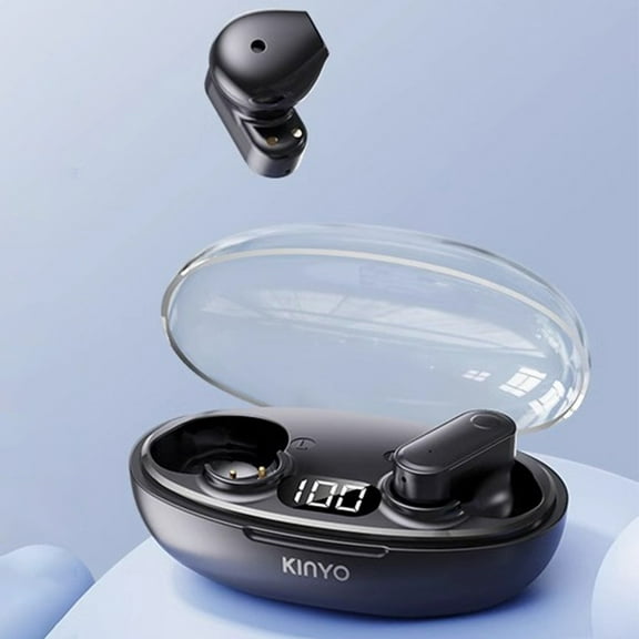 Oggfader Wireless Earbuds Earbuds True Wireless Earphone Noise Cancelling Update Bluetooth 5.3 Headset HD Music Headphone In Ear Handsfree With Mic Black