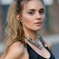 thumbnail image 1 of Oggfader Wireless Earbuds Hanging Neck Wireless Bluetooth Headset Super Standby Life Display Power Heavy Listening Sports Wireless Headphones Black, 1 of 8