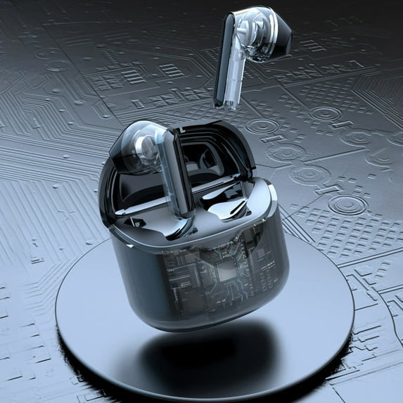 Oggfader Wireless Earbuds New Border J225 True Wireless Headset Bluetooth Headset 5.3TWS Technology Low Power And High Battery Life Multi color Fashion Headphones Black