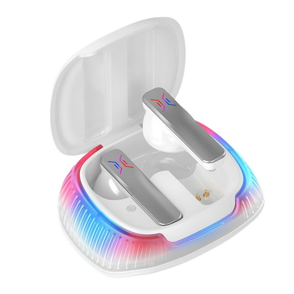 Oggfader Wireless Earbuds Portable Wireless Bluetooth Stereo Headset In Ear Earphones Earbud White