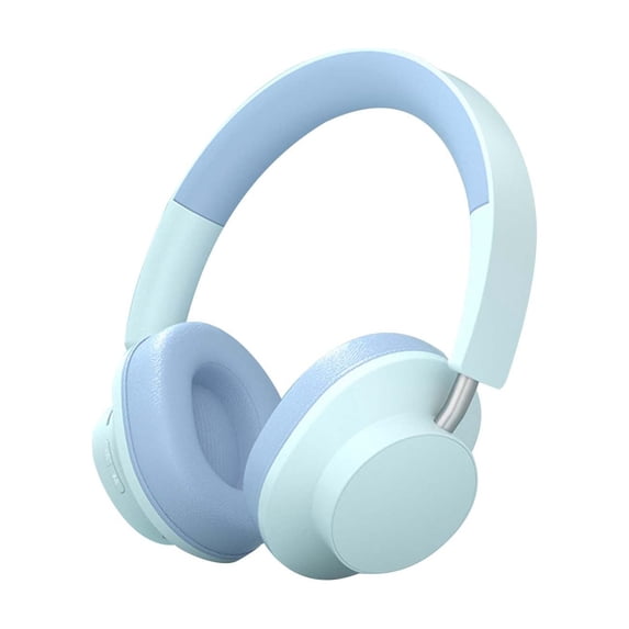 Oggfader Wireless Headphones New Headworn Wireless Earphones Bluetooth Factory Stereo Intelligent Noise Reduction Long Range Sports Earphones Blue