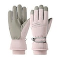 thumbnail image 1 of Oggfader Women's Winter Ski Gloves - Touchscreen, Waterproof Windproof, Insulated Fleece Lined, Non-Slip for Cycling Hiking, 1 of 6