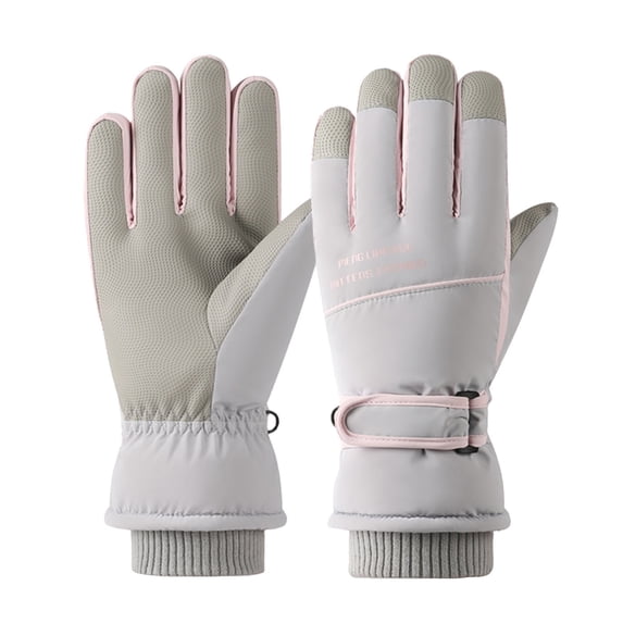 Oggfader Women's Winter Touchscreen Gloves - Fleece Lined, Windproof, NonSlip for Ski, Cycling, Camping with Adjustable Wrist
