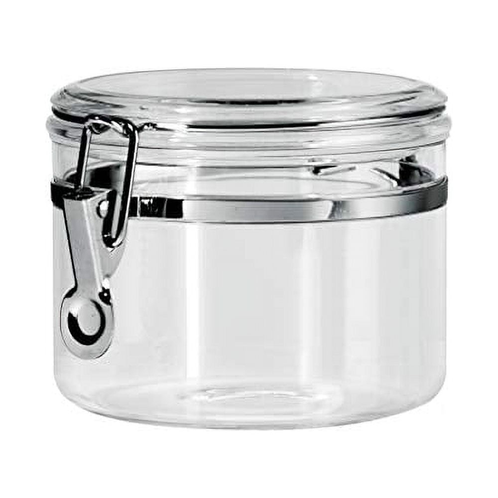 Oggi 28-Ounce Clear Acrylic Canister with Locking Clamp