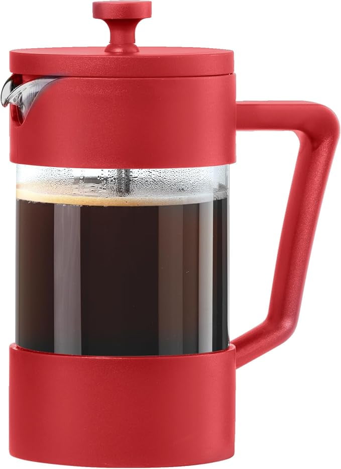 Oggi Borosilicate Glass French Press Coffee Maker (20oz) 5 Cup