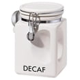 thumbnail image 1 of Oggi Corporation White EZ Grip Decaf Coffee Canister, 1 of 2