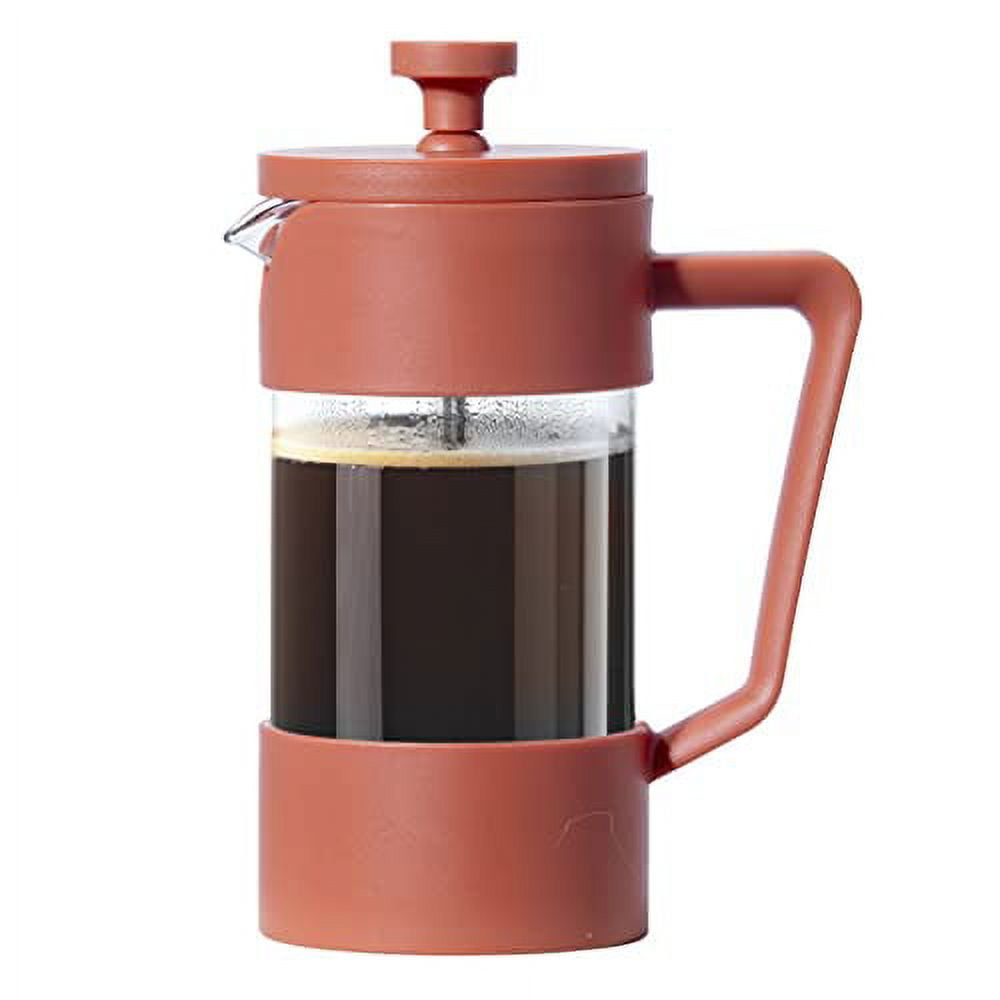 Oggi French Press Coffee Maker (12oz) Borosilicate Glass, Coffee Press