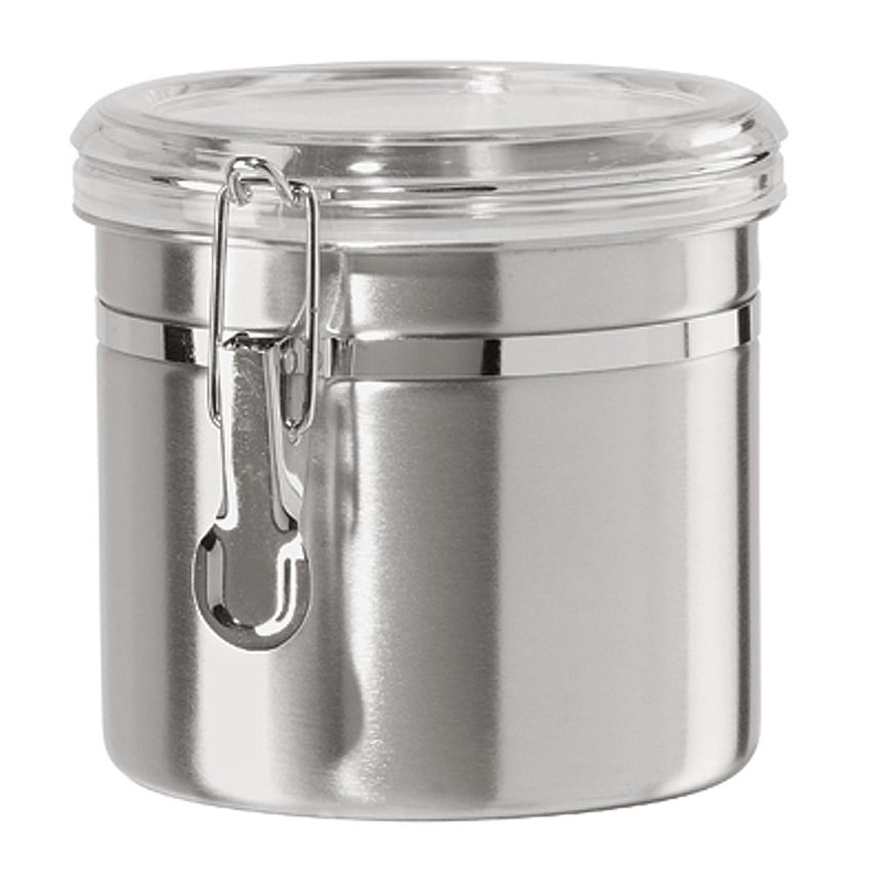 Oggi Jumbo 8 Stainless Steel Cookies Clamp Canister - Airtight Food  Storage Container Ideal for Kitchen & Pantry Storage of Cookies or other  Bulk