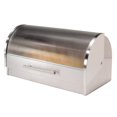 thumbnail image 1 of Oggi Stainless Steel Bread Box with Tempered Glass Roll Top Lid, 1 of 8