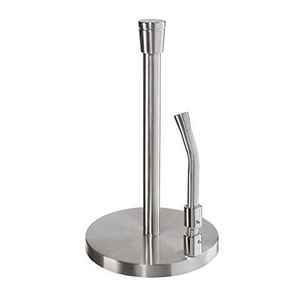 Stainless Steel Tension Arm Paper Towel Holder, 13" Height