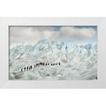 thumbnail image 1 of Oggiano, Roberto 14x10 White Modern Wood Framed Museum Art Print Titled - Hiking On Perito Moreno, 1 of 4
