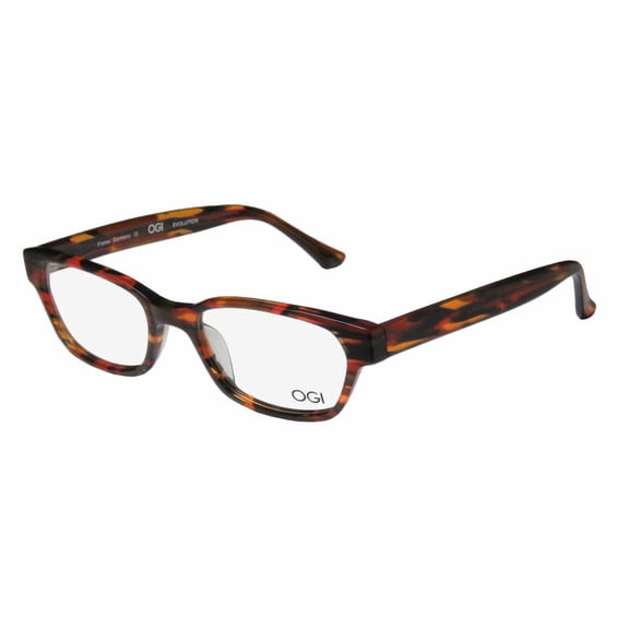 Ogi 3061 52-18-140 Orange Camouflage Full-Rim Eyeglasses Frame