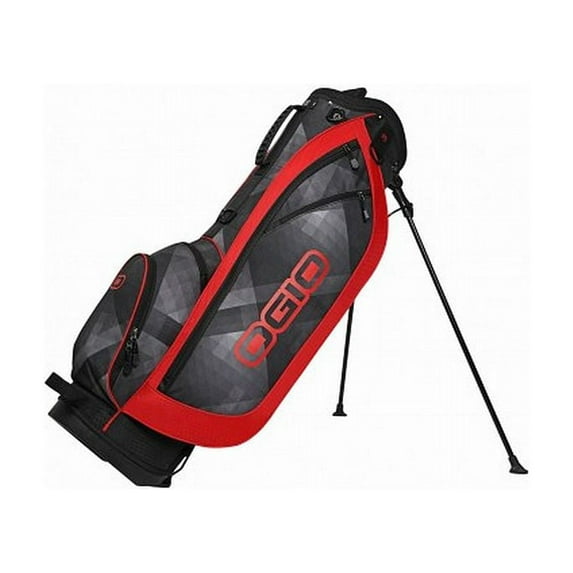 Ogio Dime Stand Bag (Cyber/Red, 9.5", 6-way top, 2016) Golf NEW