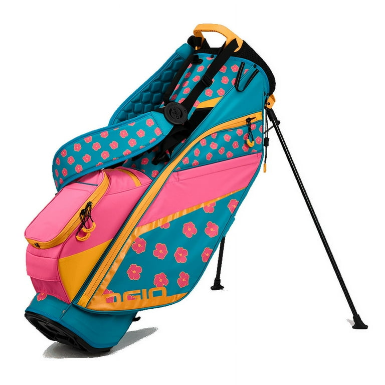 Ogio Golf Prior Generation Fuse 4 Stand Bag Hibiscus Ogio Golf Prior Generation Fuse 4 Stand Bag Hibiscus