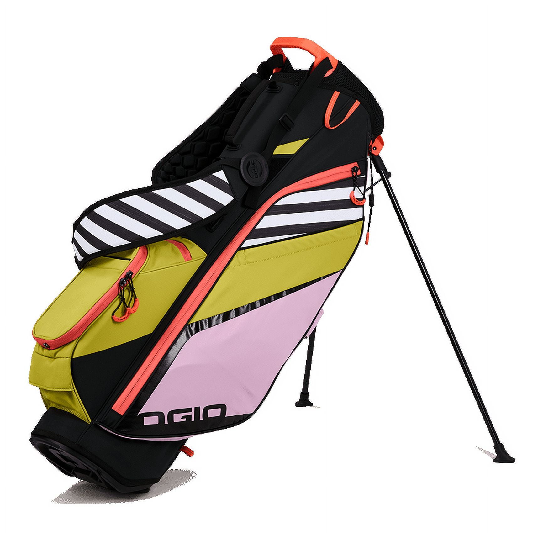 Ogio Golf Prior Generation Fuse 4 Stand Bag Hibiscus Ogio Golf Prior Generation Fuse 4 Stand Bag Hibiscus