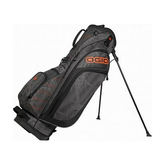 Ogio Press Stand Bag (Raceday/Orange, 9.5" 7-way Top, 2016) Golf NEW