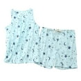 thumbnail image 1 of Ogiraw Womens Pajama Sets Women Cotton Sleepwear Short Sets Tank&Short Pajamas Sets Green, 1 of 7