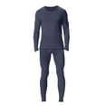 thumbnail image 1 of Ogiraw clearance 2 piece sets for men summer outfits for men 2 piece sets Men's Thermal Underwear Set Fleece Lined Long Thermal Underwear Base Layer Set For Men Cold WinterDark Gray, 1 of 8