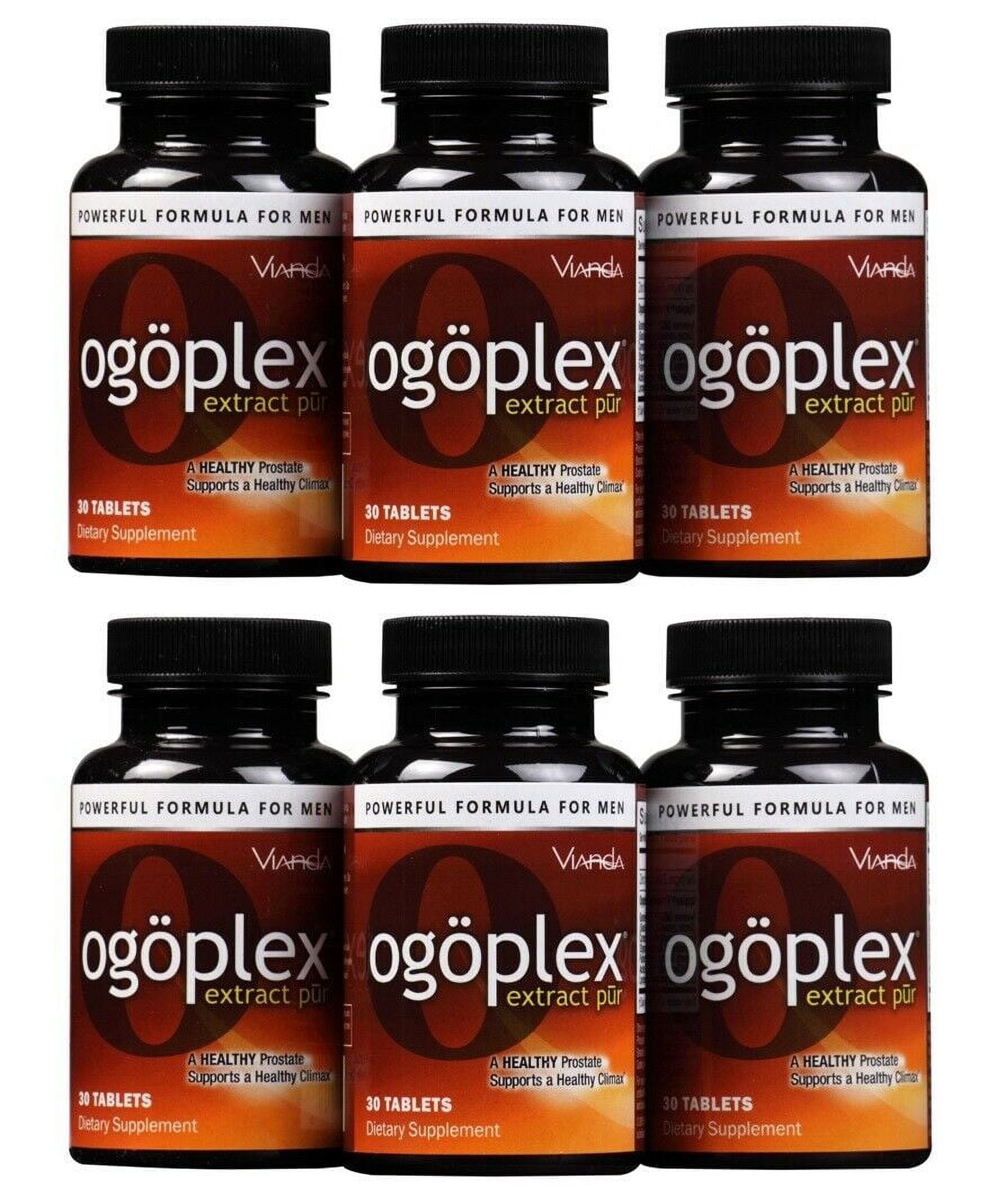 Ogoplex Prostate Health & Urinary Support Supplement for Men - Graminex G63 Swedish Flower Pollen, Saw Palmetto, CardioAid Plant Phytosterol Complex, Tomato Fruit, & Lycopene - 30 Tablets (6 Pack)