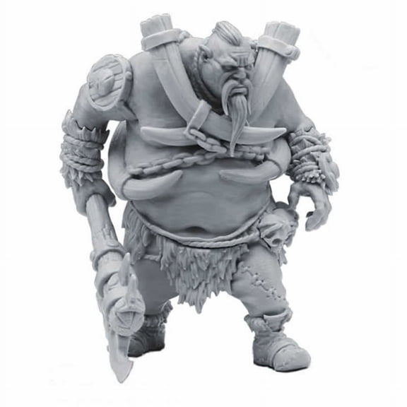 Ogre Mogg Bonebreaker Figure Kit 28mm Heroic Scale Miniature Unpainted First Legion