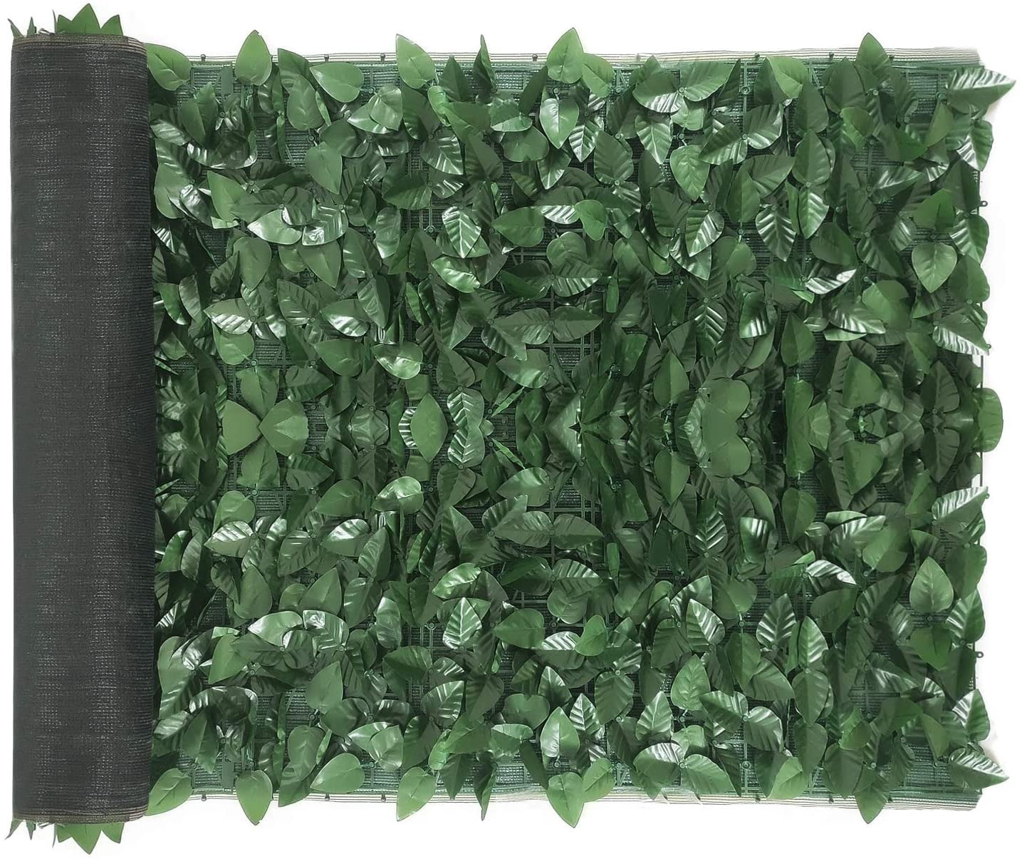 118x39 Inch Artificial Faux Ivy Leaf Hedge Fence Screen - Green Privacy Cover
