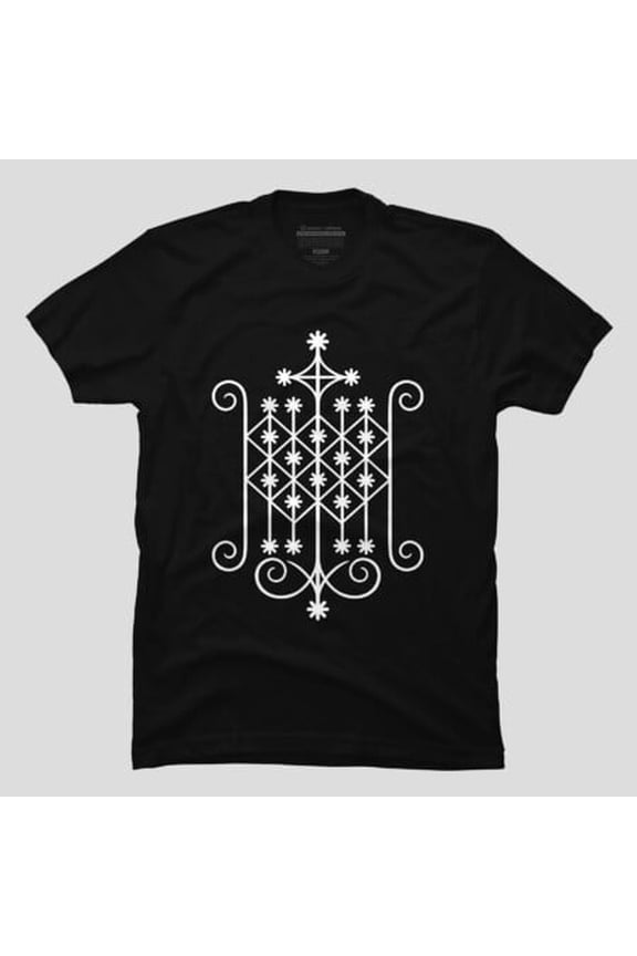 Ogun Voodoo Veve Symbol Graphic, K29446 Unisex T-Shirt – Extended Sizes Up to 5XL
