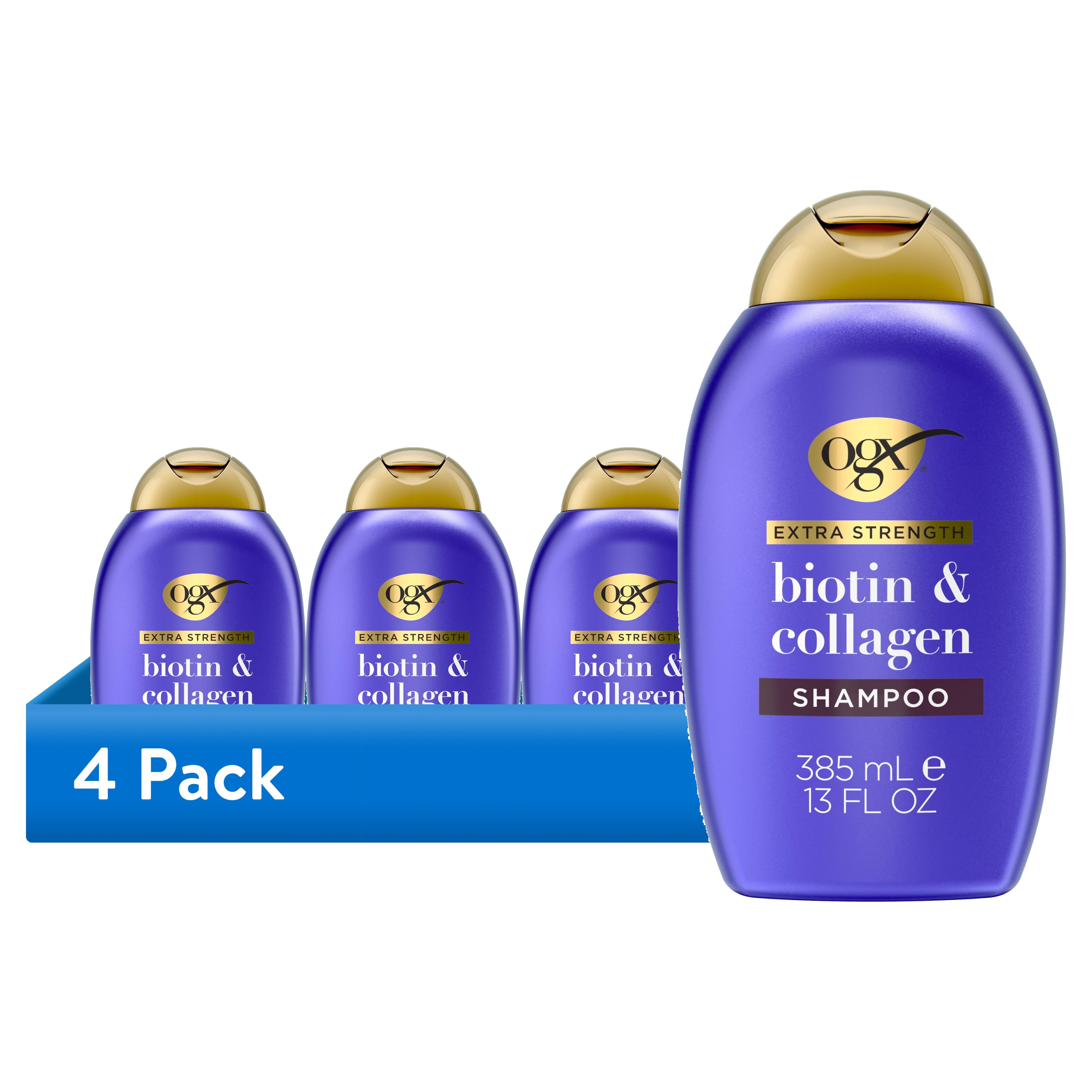 (4 pack) Extra Strength Biotin & Collagen Shampoo