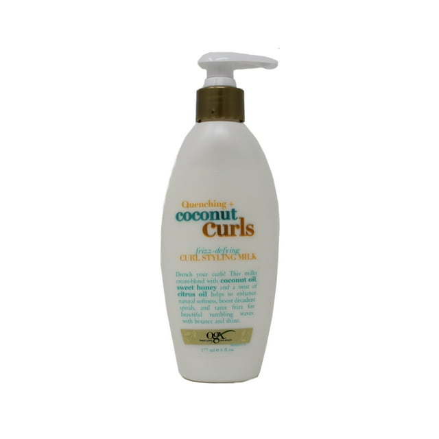 Ogx Coconut Curls Curl Styling Milk 6 Oz. - Walmart.com