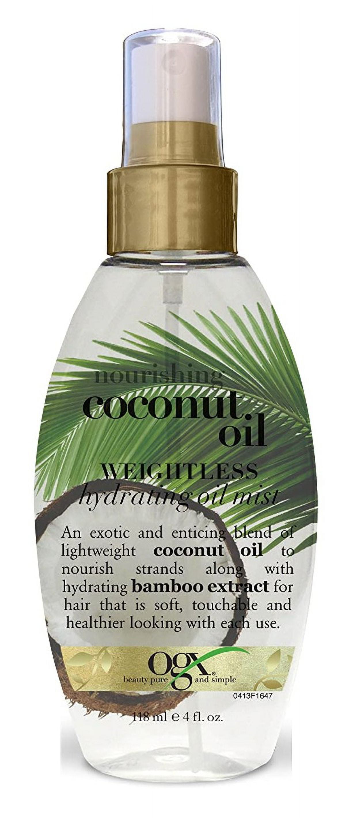 Ogx Coconut Oil Hydrating Oil Mist Weightless 4oz (Pack of 3)