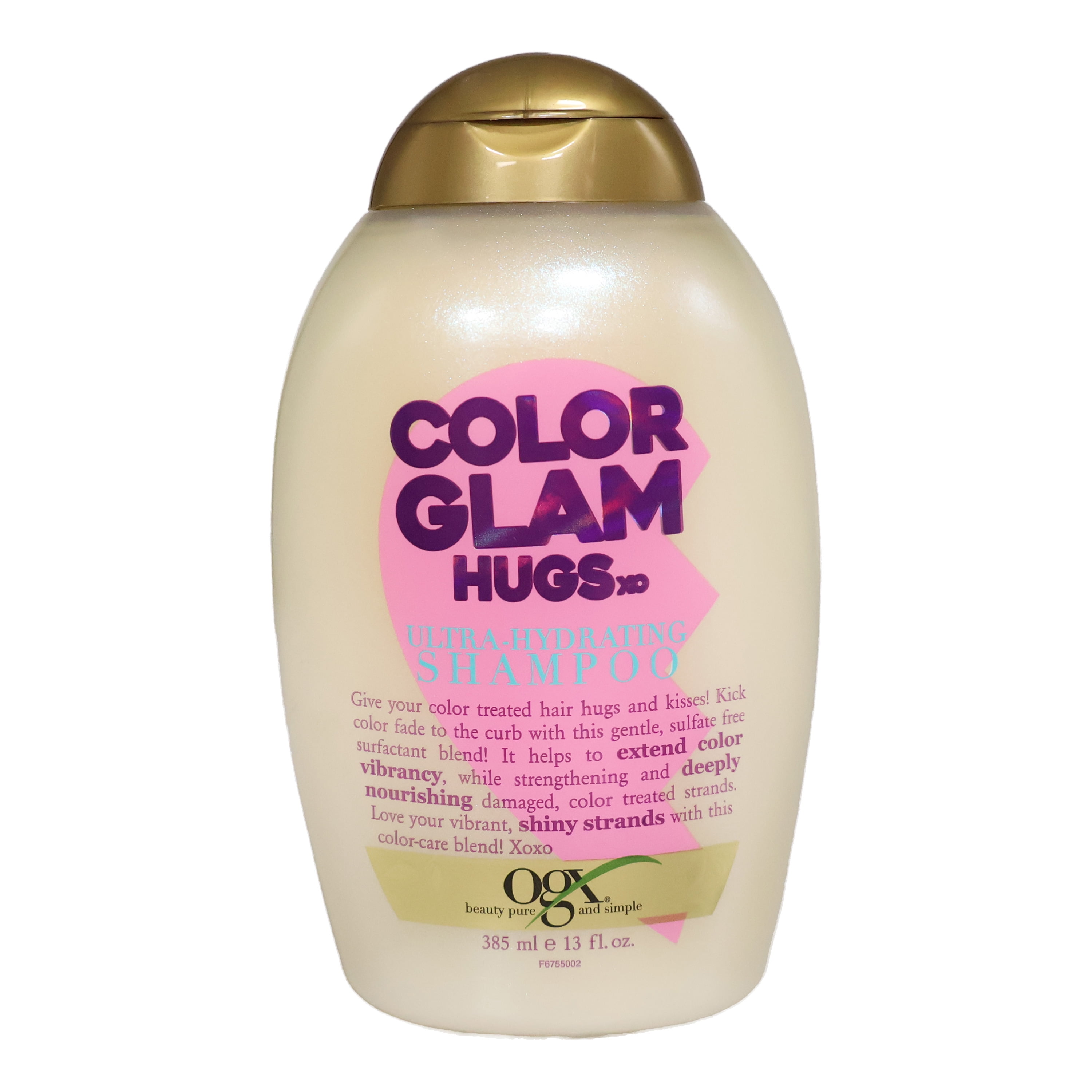 Ogx Color Glam Hugs Ultra Hydrating Shampoo, 13 Oz., Pack of 4