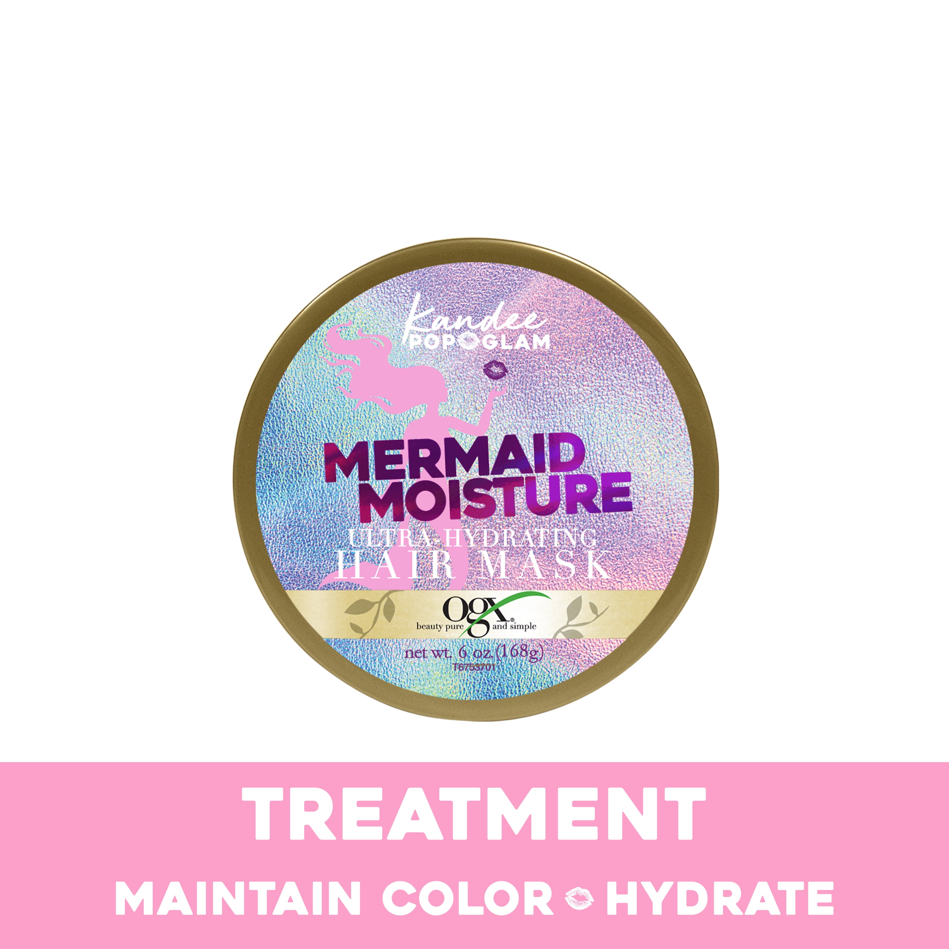 Ogx Mermaid Moisture Deep Conditioning, Moisturizing, Color Protection