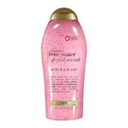 Ogx Pink Sea Salt and Rosewater Gentle Soothing Body Scrub, 19.5 Oz