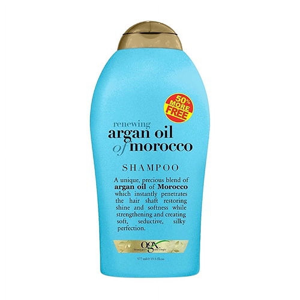Ogx Renewing Argan Oil Of Morocco Hair Shampoo, 19.5 Oz, 3 Pack