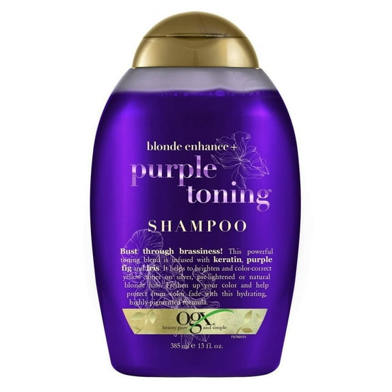 Ogx Shampoo Purple Toning 13oz (Pack of 2)