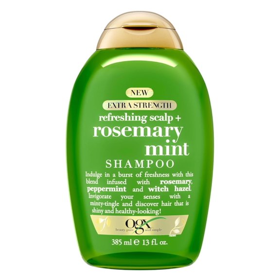 Ogx Shampoo Rosemary Mint Extra Strength 13 Ounce (385ml) (Pack of 3)