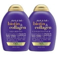 thumbnail image 1 of Ogx Thick & Full + Biotin & Collagen Shampoo & Conditioner Set, (Packaging May Vary), Purple, 13 Fl Oz (Pack Of 2), 1 of 9